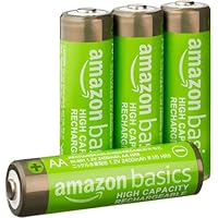 AmazonBasics 2400mAh NiMH Rechargeable AA Batteries 4-Pack Deals