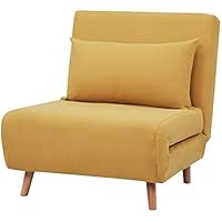 Deals on GIA Tri-Fold Convertible Polyester Sofa Bed Chair w/Pillow