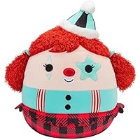 Squishmallows Original 12-in Eurydice Clown w/Teal Star Eye Patch Deals