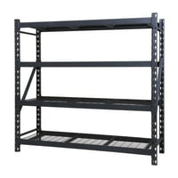 Member's Mark 4 Shelf Industrial Storage Rack, 77 x 24 x 72-inch Deals
