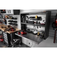 Gladiator 30.5 x 30.5-in 1-Drawer Silver Tread Steel Work Bench Deals