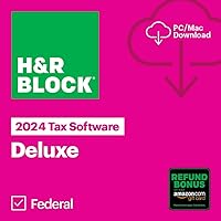H&R Block Tax Software Deluxe 2024 PC/Mac Digital Deals