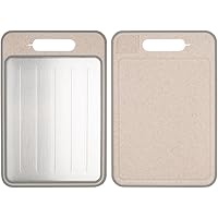 FBERS Double-Sided Cutting Board for Kitchen 14.37 x 9.84-in Deals