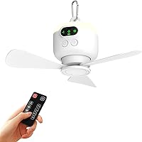 Deals on VVU&CCO 8000mAh Battery Operated Portable Ceiling Fan