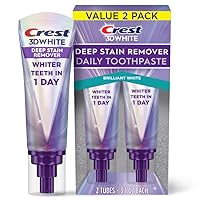 Deals on 2pk Crest 3DWhite Brilliance Deep Stain Remover Toothpaste 3.1oz