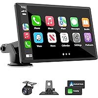 Yongeid Portable Wireless Carplay Car Stereo, 7-inch HD Touchscreen Deals