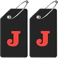 Gostwo 2-Pack Silicone Luggage Tags for Suitcases Deals