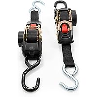 Deals on 2-Pack Camco 50033 Retractable Transom Tie Down Straps