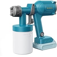 Tilswall 20z Electric HVLP Paint Sprayer w/2x Nozzles, 3x Patterns Deals