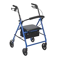 Deals on Dynarex DynaGo Advantage Rollator Walker 6-in Wheels