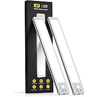 Deals on 2-Pk MCGOR 40 LED Rechargeable Battery Under Cabinet Lights