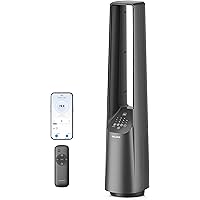 Deals on Pelonis 40-in Smart Bladeless Tower Fan, 20dB Ultra-Quiet, 6 Speeds