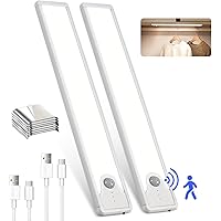 2-Pack Sunlinkco 8-Inch 41-LED Rechargeable Under Cabinet Lights Deals
