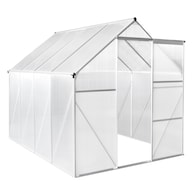 Winado 8.27-ft L x 6.23-ft W x 6.04-ft H Silver Greenhouse Deals
