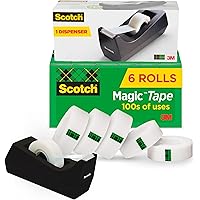 Deals on 12-Pack Scotch Magic Tape with Desktop Dispenser