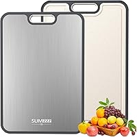 Sumzzz 2-in-1 Titanium Cutting Board for Kitchen Deals