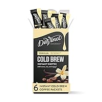 Deals on DaVinci Gourmet Vanilla Cold Brew Stick Pack 6-Count