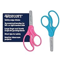 2-Pack Westcott Hard Handle Kids Scissors 5-inch Deals