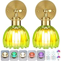 2pk Senluyi Battery Operated Wall Sconce with Remote Control Deals