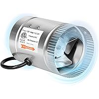 iPower 4-in Inline Booster Duct Fan 100 CFM HVAC Exhaust Blower Deals