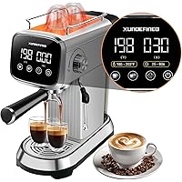 Deals on Xundefined 20 Bar Espresso Machine with LED Touchscreen