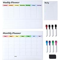 Amazon Basics Magnetic Dry Erase Calendar Whiteboard Set 3-Pack Deals