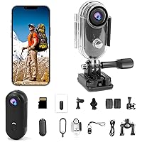 Li&Lu 4K Thumb Action Camera with 64GB Card Deals