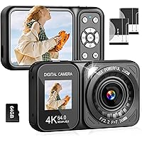 Quolodoo 4K 64MP Dual Screens Digital Camera Deals