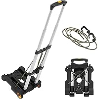 Deals on Mount-It! Foldable Wheeled Luggage Cart