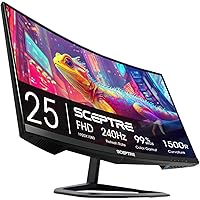 Deals on Sceptre C255B-FWT240.A1 Curved 25-inch 240Hz Gaming Monitor