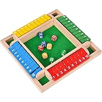 Pedolini Shut The Box Game Wooden Deals