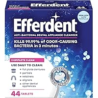 Efferdent Denture Cleanser Tablets for Dental Appliances Deals