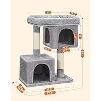 Deals on Feandrea Cat Tree, 33.1-Inch Cat Tower