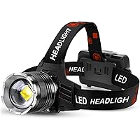 Aknear 99000-Lumen 12-Mode Zoomable Headlamp Deals