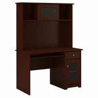 Cabot Modern 48 in x 66 in Computer Desk and Hutch and Tray Deals