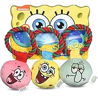 Deals on SpongeBob Squarepants for Pets 3pc Holiday Ornaments Plush Toys