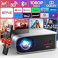 Deals on DBPower G01 Native 1080p Smart Projector w/WiFi 6