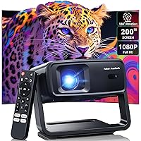 Deals on Aubor Mentech P2 Native 1080p 1200-ANSI Lumen Auto Keystone Projector