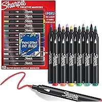 Deals on 24-Count Sharpie Acrylic Creative Markers, Bullet Tip