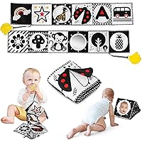 Deals on Melican Black and White High Contrast Baby Toys