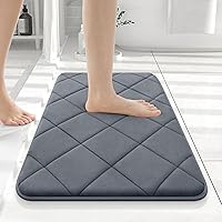 Deals on Olanly Memory Foam Bath Mat Rug 24x16-inch