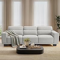 Pipishell 89-in 3 Seater Sofa Couch w/Deep Seats & Wide Armrests Deals