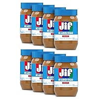 Deals on 8-Pack Jif No Added Sugar Creamy Peanut Butter Spread, 33.5oz
