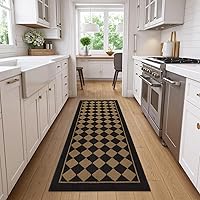 Kimode Non Skid Washable Farmhouse Kitchen Rugs 30x71-in Deals