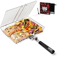 Deals on SHIZZO Grill Basket Set, Barbecue BBQ Grilling