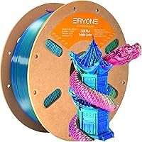 Deals on Eryone Silk Tri Color PLA Filament 3D Printer 1.75mm 1KG