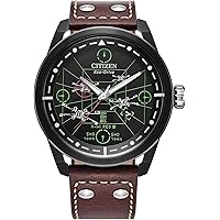 Deals on Citizen Mens Eco-Drive X-Wing and Tie Fighter Leather Strap Watch