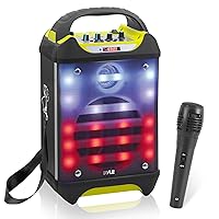Pyle Portable Bluetooth Karaoke Speaker System w/Handheld Mic Deals