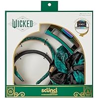Deals on 4PK Conair Wicked Elphaba Gift Box Hair Accessories Scunci
