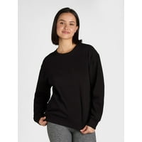 Athletic Works Womens and Womens Plus Crewneck Sweatshirt Deals